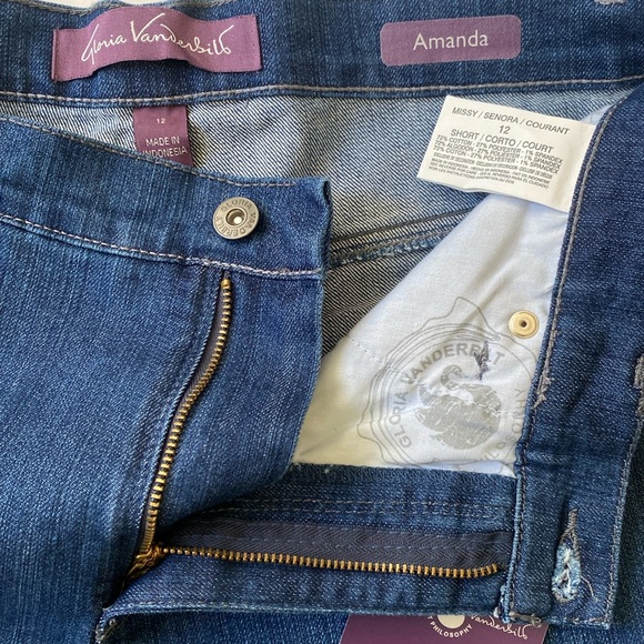 Gloria Vanderbilt Amanda Classic Fit Jeans Size 12 Short NWT Ultra Stretch - Picture 5 of 12